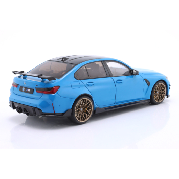 BMW M3 (G80) Performance Parts 2024 Daytona Beach blue - skala 1:18 - Solido